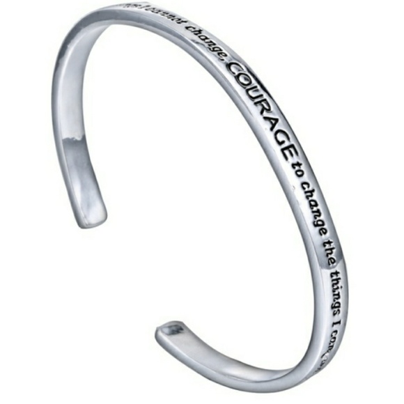 New "Serenity Prayer" Bangle Bracelet - Picture 1 of 8